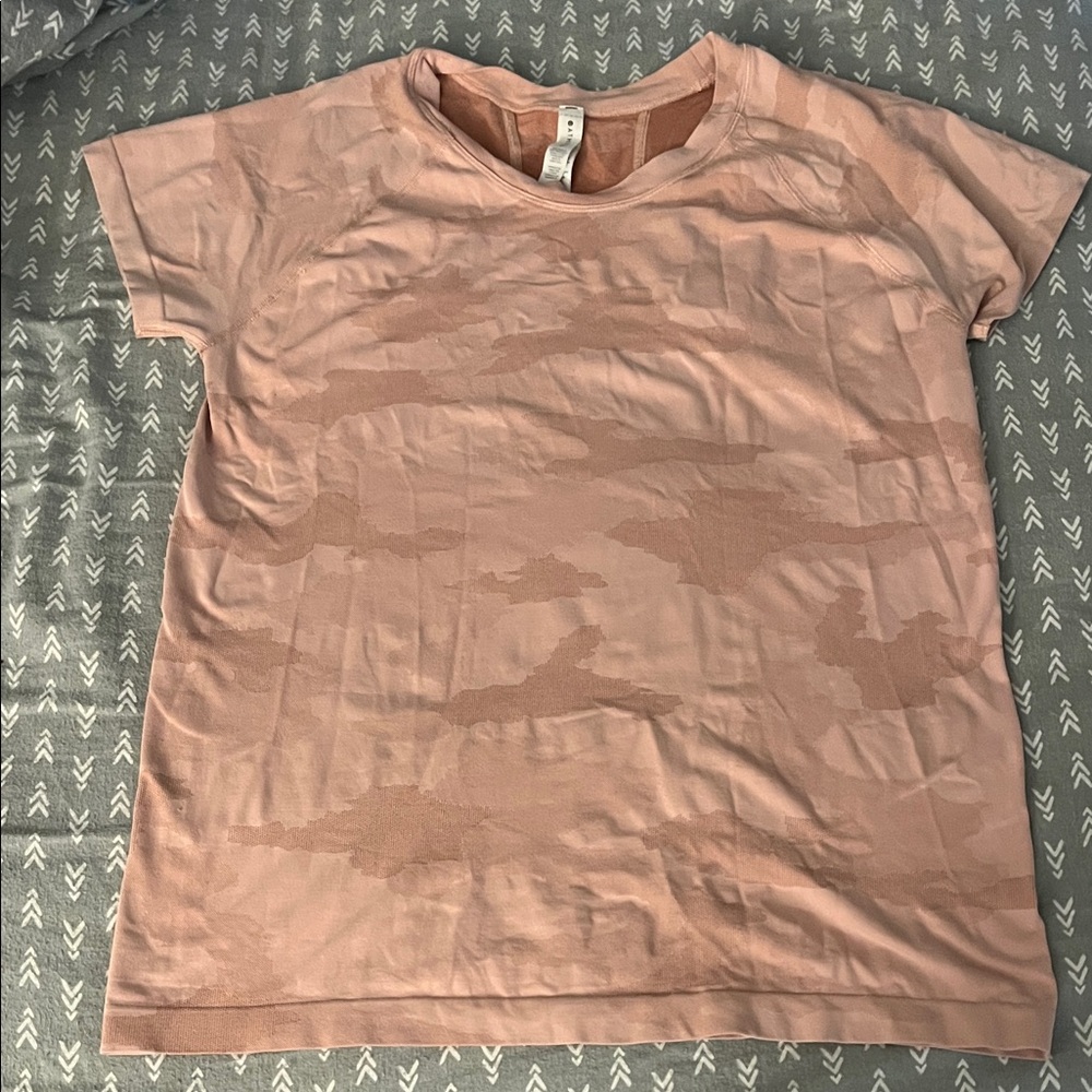 Athleta Women's Pink Camo Tee L
